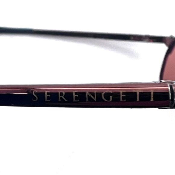 Serengeti Vedi Polarized Copper Metal Sunglasses For UV Protection Made In Italy - Picture 2 of 16